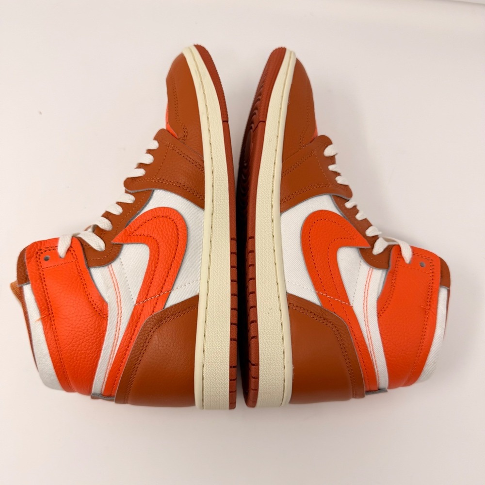 Air Jordan 1 MM High Safety Orange FB9893-800 Men's Sz 9.5 Pre-Owned AJ1 - Picture 12 of 16